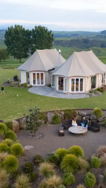 Pōhutukawa Tent sustainable power system