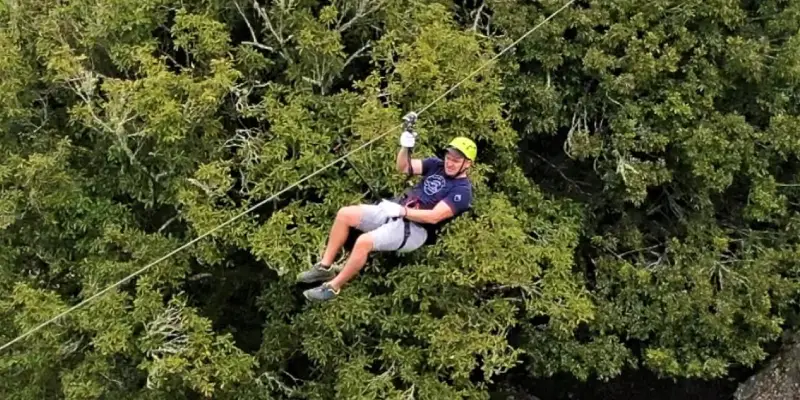 Waitomo Caves zipline adventure