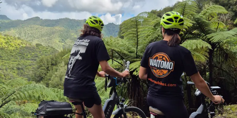 Waitomo ebikes scenic tour