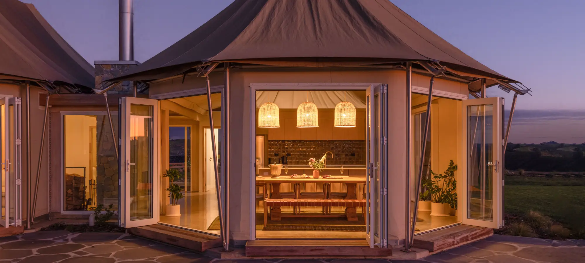 Wild Canvas luxury glamping Waitomo